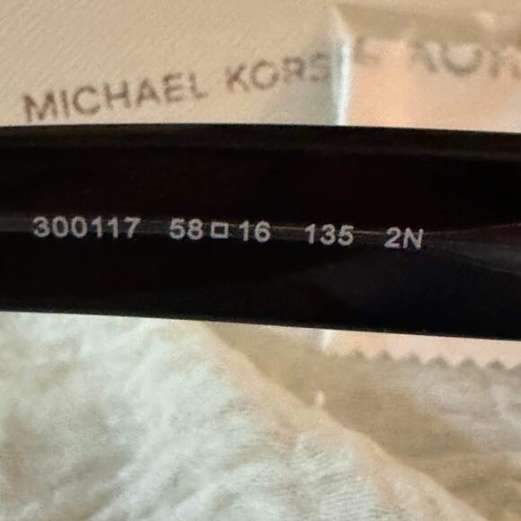 Michael Kors MK6003 Slazburg Sunglasses Black-Blue With Blue Gray Lenses W Case main image 4